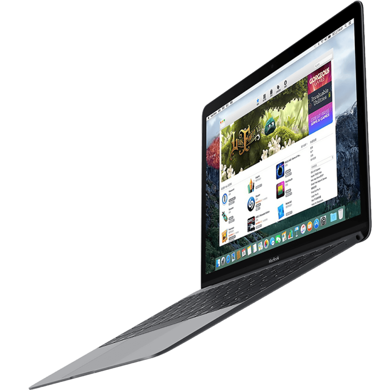 un MacBook portable